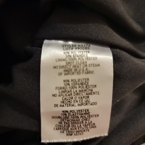 NWT AVERY G / BLOOMINGDALES Off Shoulder Metallic Embellished Midi Dress, 0 - Picture 4 of 4